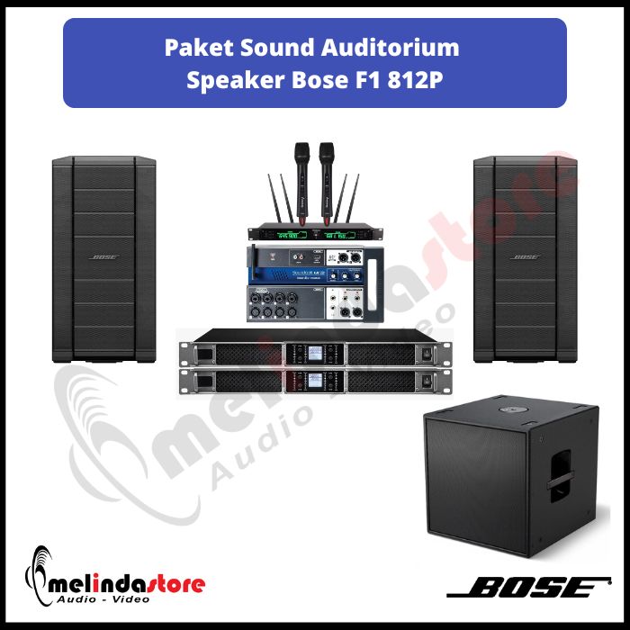 Paket Auditorium Speaker Bose F1 812P 2 Speaker 1 Subwoofer
